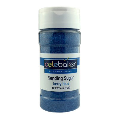 Berry Blue Sanding Sugar, 4 oz.