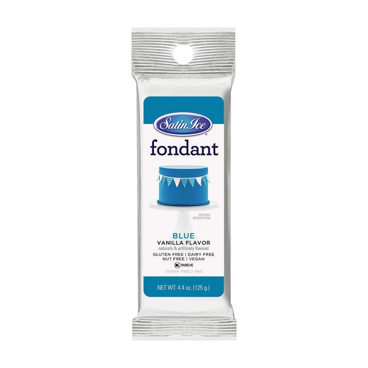 Blue Vanilla Fondant, 4.4 oz