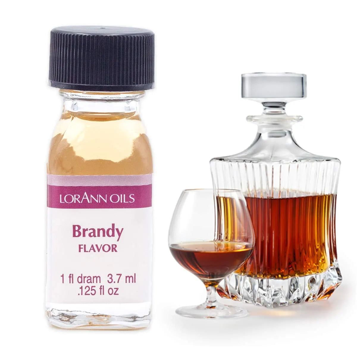 Brandy Flavored Oil, LorAnn's Super Strength Oil (1 dram)