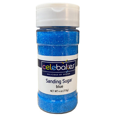 Blue Sanding Sugar, 4 oz.