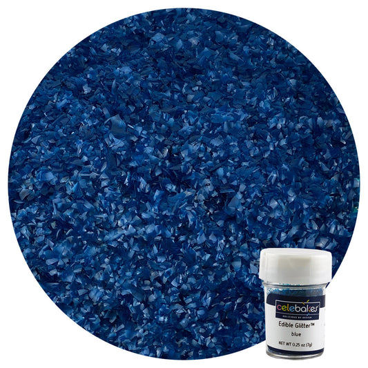 Blue Edible Glitter (.25 oz.)