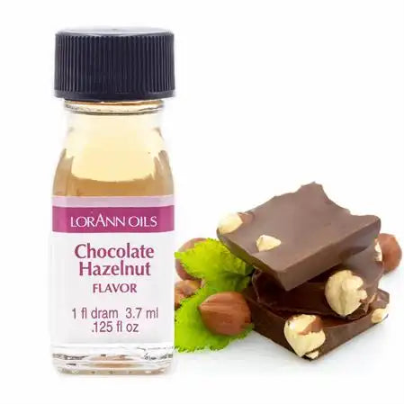 Chocolate Hazelnut Flavored Oil, LorAnn's Super Strength Oil (1 dram)