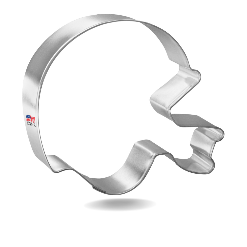 Football Helmet Cookie Cutter, 4 inch.