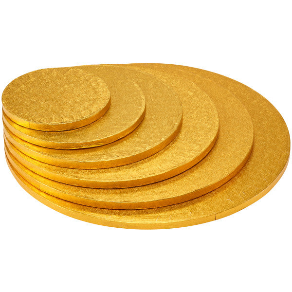 Gold Round Foil Cake Drum (Multiple Sizes)