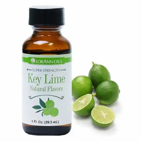 Key Lime Flavored Oil, LorAnn's Super Strength Oil (Various Sizes)