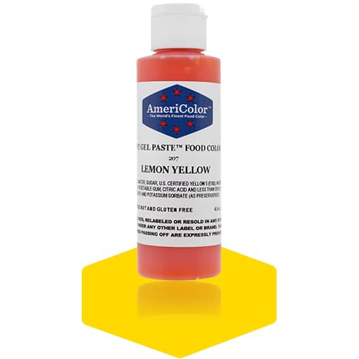 Lemon Yellow Gel Paste Food Coloring (4.5 oz.)