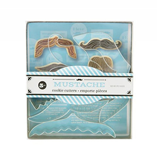 Mustache 3 Piece Cookie Cutter Set