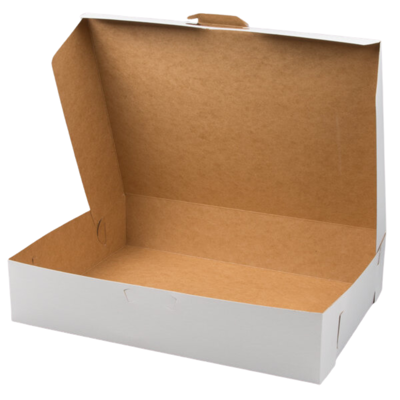 Sheet Box, One Piece White (Multiple Sizes)