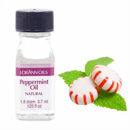 Peppermint Flavored Oil, LorAnn's Super Strength Oil (1 dram)