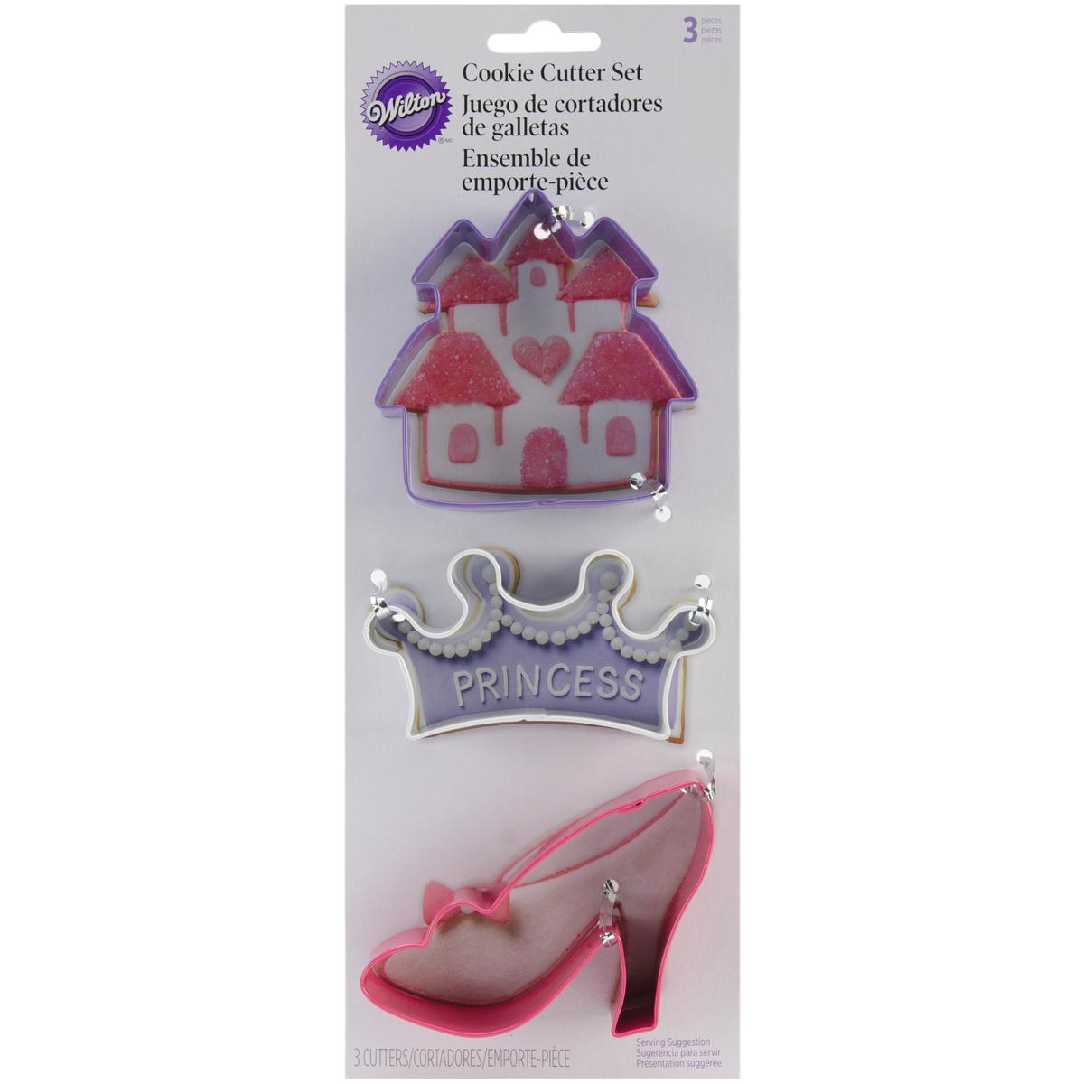 Princess Cookie Cutter Set (3"), Wilton 3-Piece