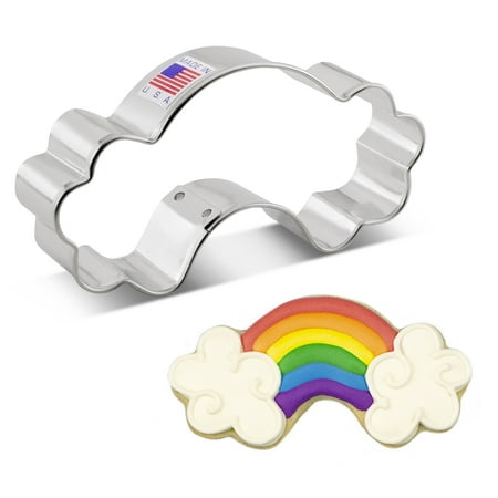 Rainbow Cookie Cutter, 4 inch.