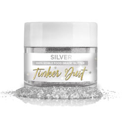 Silver Tinker Dust Glitter, 5 grams