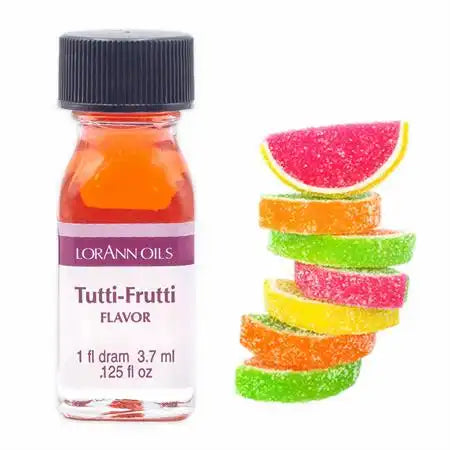 Tutti-Fruitti Flavored Oil, LorAnn's Super Strength Oil (1 dram)