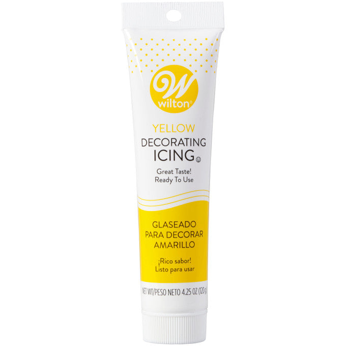 Yellow Ready-to-Use Icing Tube, (4.25 oz.)
